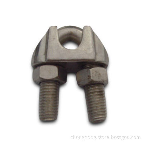 Wire Rope Clip, US Type, Malleable, Made of Stainless Steel AISI 304 and AISI 316, Precision Cast